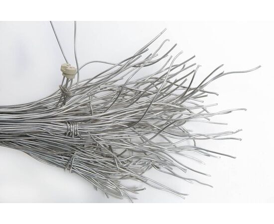 Steel wire wall lamp - design - O/5006