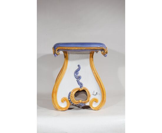 Tuscan ceramic stool - M/935 -