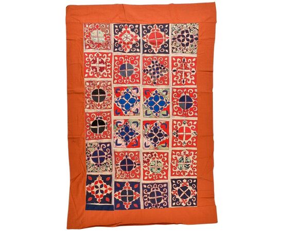 Patchwork di antichi tessuti ricamati Turkomanni - B/2241