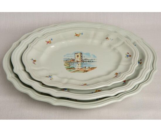 Antique LAVENO dinner service - O/1558