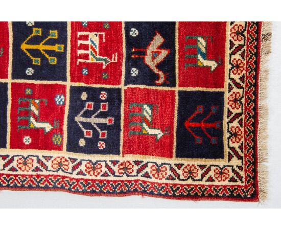 Old Iranian GABBEH carpet - nr. 1362 -