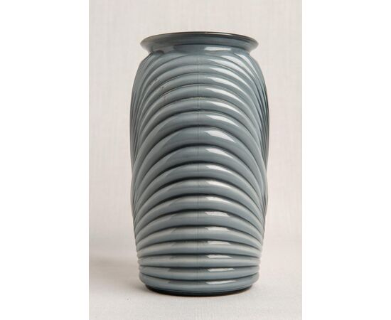 Gray Déco glass vase - O/4794