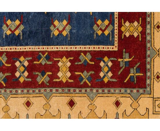 Large old Caucasian HASH-KAZAK rug - No. 651