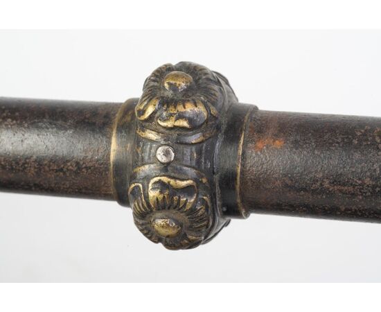 Frontalino in bronzo per camino con putti - O/ 3592