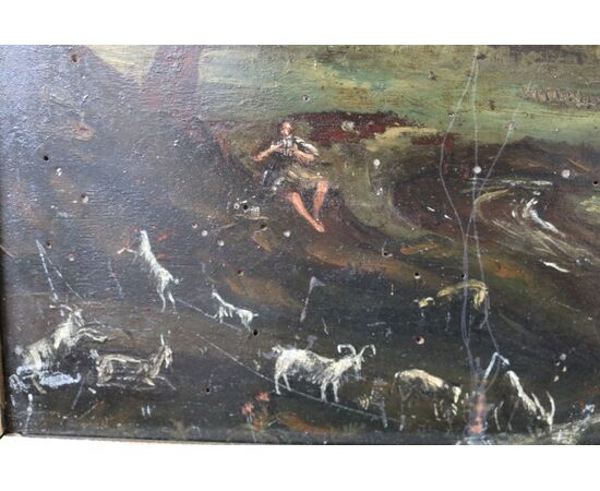 Painting, "Shepherd Boy with Herds"