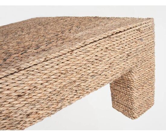 Living room coffee table covered in rope - M/1205