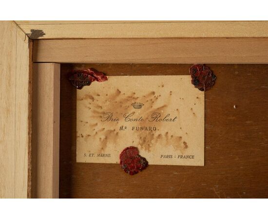 French painting with "horse race" - O/5059