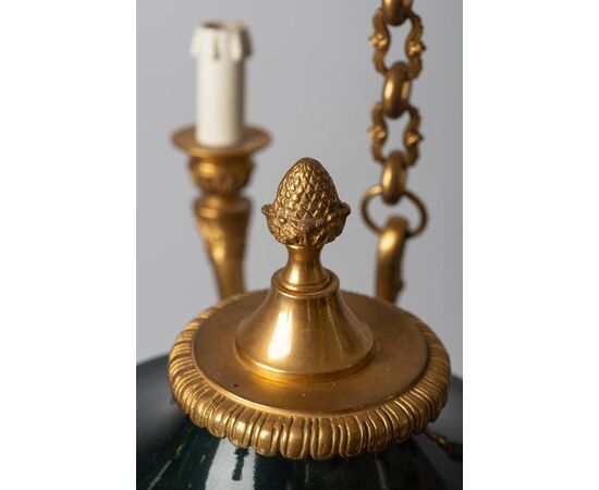 Empire period bronze chandelier - ref. O/4374