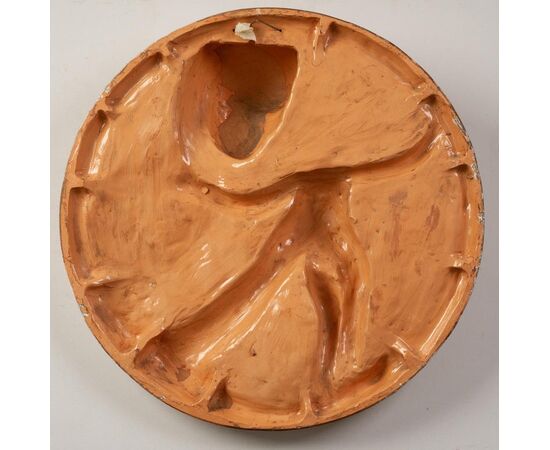 High-relief ceramic Madonna with Child - O/4832