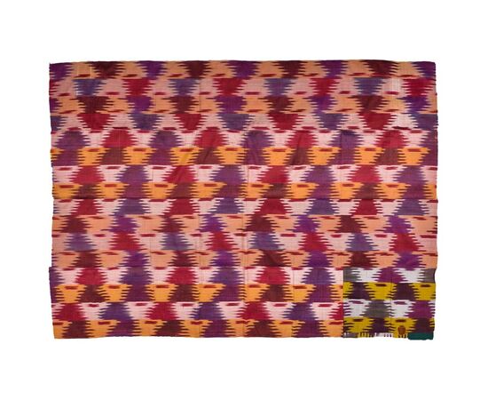 Antique IKAT silk panel from UZBEKISTAN - B/276
