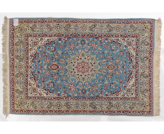 ISFAHAN Persian rug with silk warp - n.186