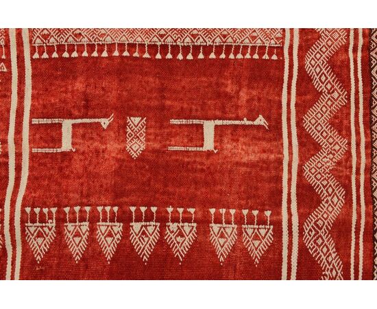 Raro antico tappeto-tessuto Tunisino - FS-
