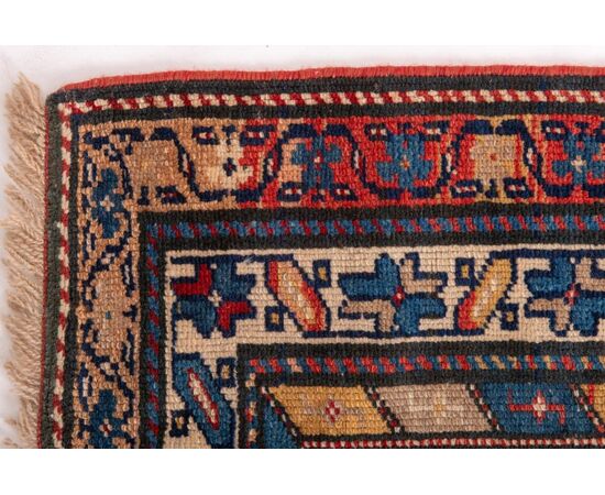 Antique small Caucasian runner SHIRVAN - n.459