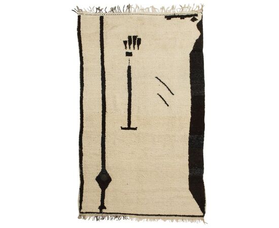Rare Moroccan AZILAL rug - n.987 -