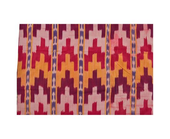 FERGANA IKAT panel in silk and doubled with another IKAT - B/107