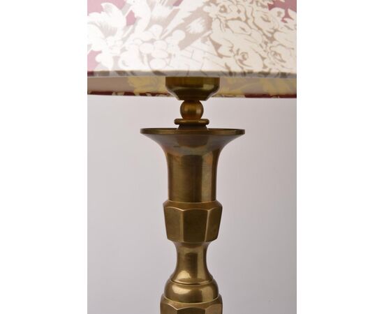 Pair of American brass lamps - O/6187