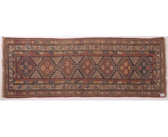 Antique small Caucasian runner SHIRVAN - n.459
