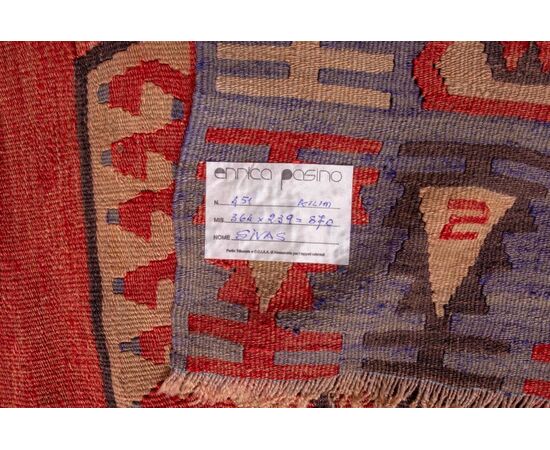 Grande Kilim Turco SIVAS di vecchia manifattura - n.451