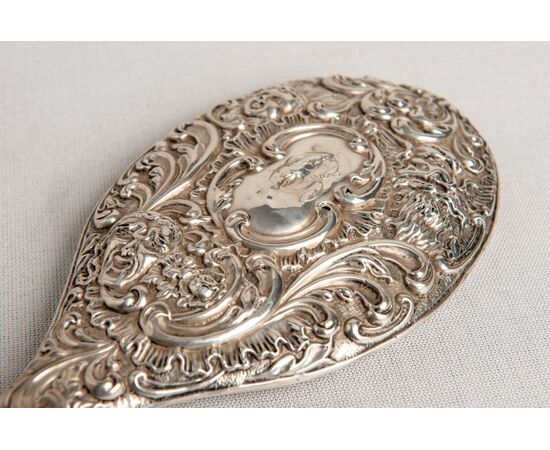 Late 19th-century English silver mirror - A/2115