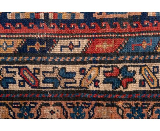 Antique small Caucasian runner SHIRVAN - n.459