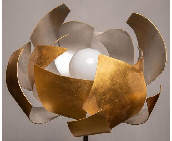 Italian gold leaf floor lamp - O/6899