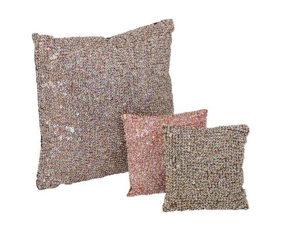 Set of small sequin cushions - B/1415-16-17.
