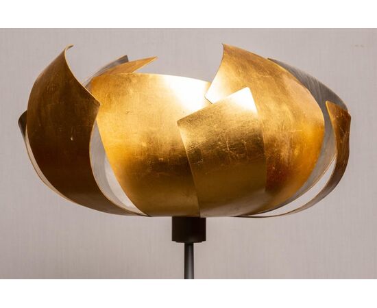 Italian gold leaf floor lamp - O/6899