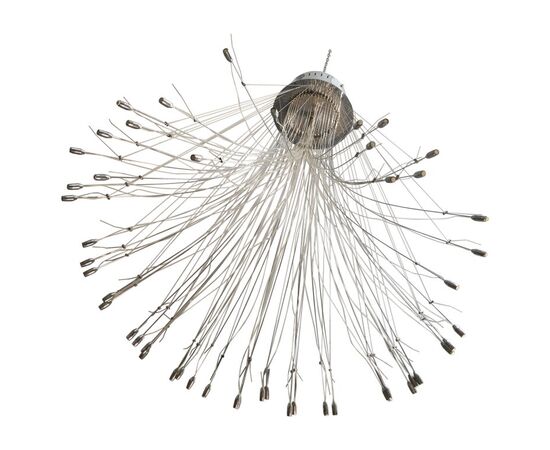 Modern stainless steel wire chandelier - O/7256.