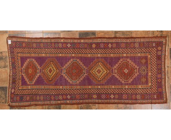 Antico tappeto Caucasico KAZAK datato - n. 1085 -