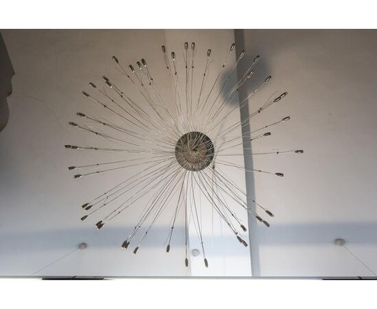 Modern stainless steel wire chandelier - O/7256.