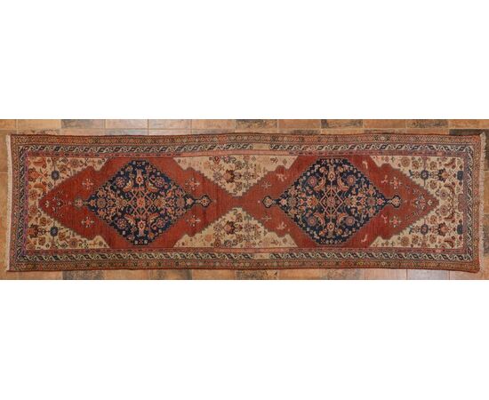 Antique MALAYER runner- gallery - nr. 854 -