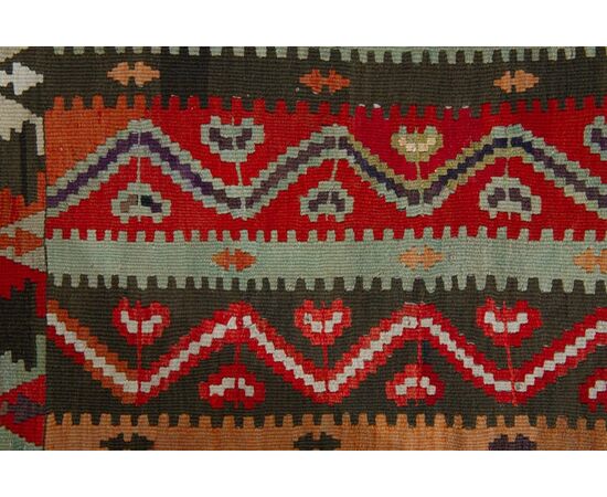 Antico kilim turco SIVAS di grandi dimensioni - nr. 155