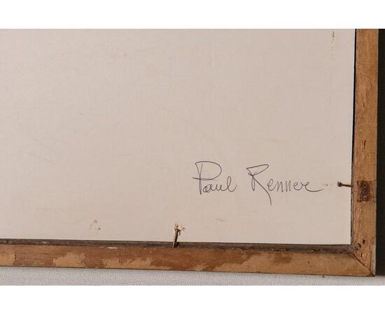 Watercolor by Paul Renner - O/8182