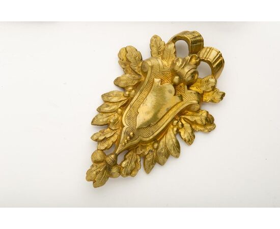 Coppia di fregi in bronzo per tende - O/4768 -