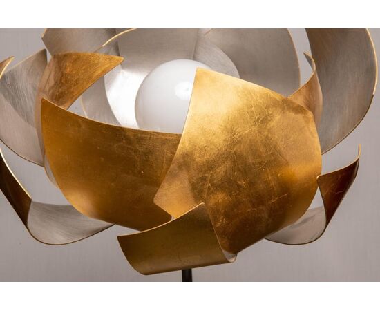 Italian gold leaf floor lamp - O/6899