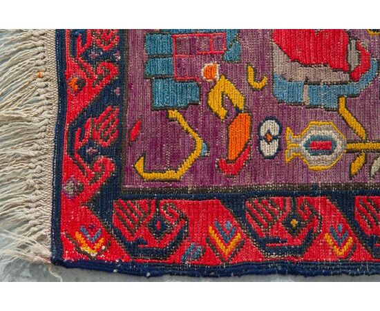 Antique large SUMAKH from an Italian private collection - (ex-881)