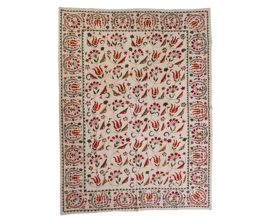 Antique SUSANI fabric from Uzbekistan - B/1850 -
