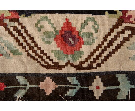 Caucasian Kilim GAREBAGH with floral design - n. 502 -