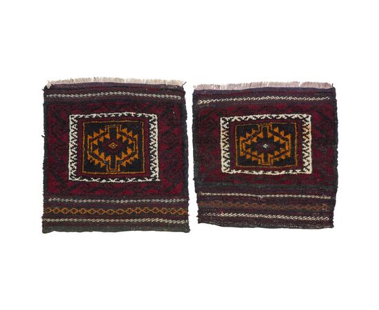Pair of antique BALUCHI small rugs - nr. 352 -