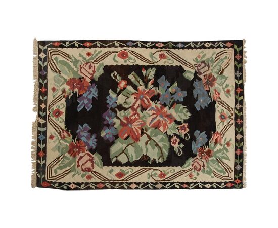 Caucasian Kilim GAREBAGH with floral design - n. 502 -