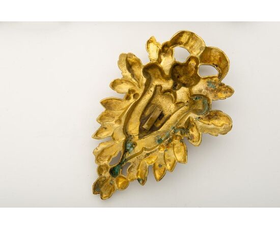 Coppia di fregi in bronzo per tende - O/4768 -