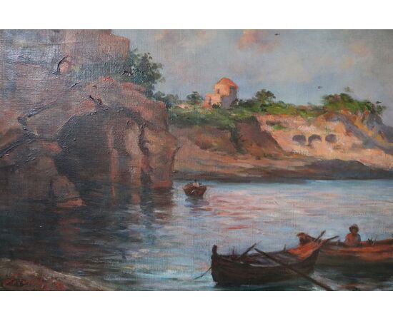 Painting, "Coastal Landscape"