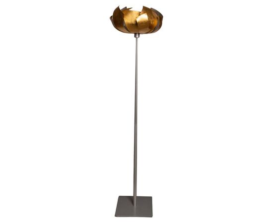 Italian gold leaf floor lamp - O/6899