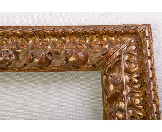 Large prized gilded wooden frame with pomegranates - O/5734.