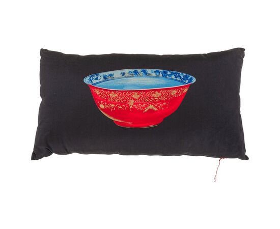 Pillow with silk panel by Giovanni Patrini - B/35 -