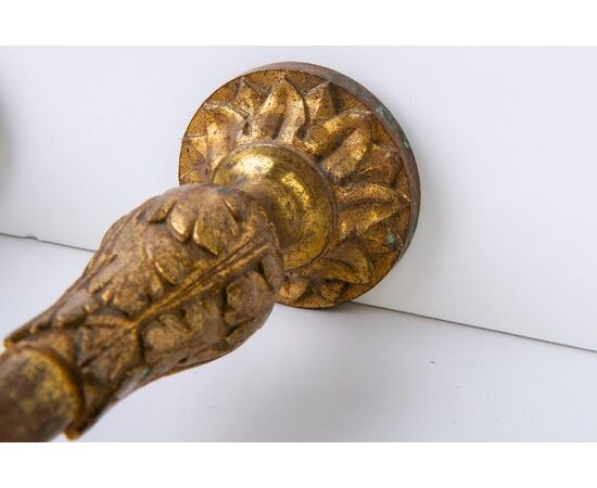 Coppia di reggitenda in bronzo - O/6840 -