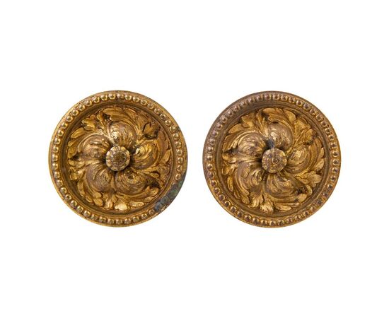 Coppia di reggitenda in bronzo - O/6840 -