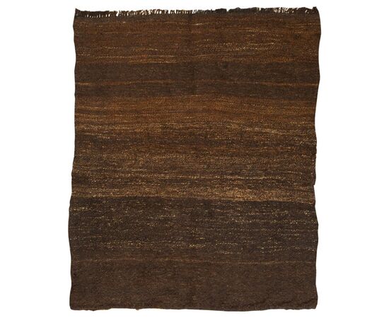 Kilim nero-marrone "primitivo" - nr. 1353 -