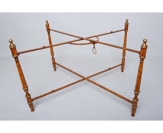 Folding metal table with tray - O/3260.