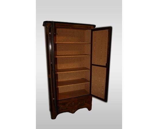 Vetrina armadio francese stile Reggenza del 1800 con specchi antichi